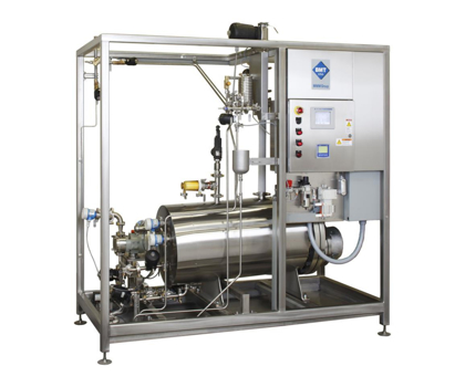 Electric sanitary steam generators