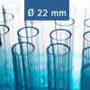 Test tube shelf Ø 22 mm