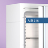 Stainless steel interior DIN 1.4404/AISI 316L
